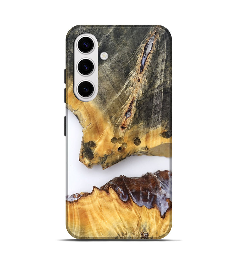 Galaxy S25 Wood Live Edge Phone Case - Maybell (Clear, 827246)