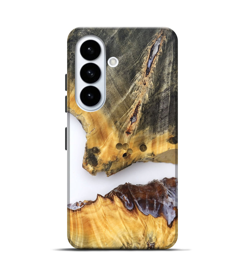 Galaxy S26 Wood Live Edge Phone Case - Maybell (Clear, 827246)