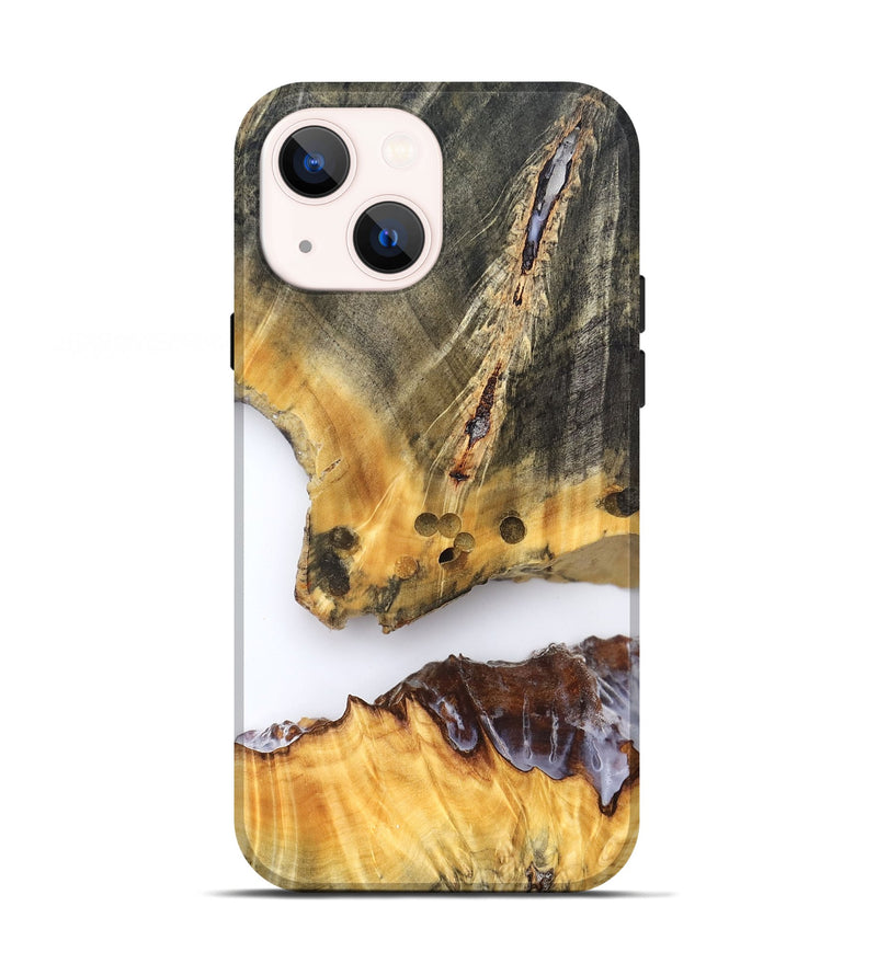 iPhone 13 Wood Live Edge Phone Case - Maybell (Clear, 827246)