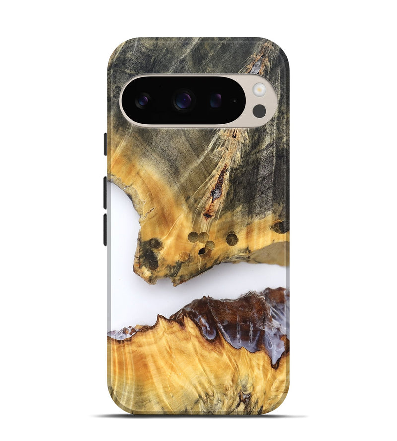 Pixel 9 Pro Wood Live Edge Phone Case - Maybell (Clear, 827246)