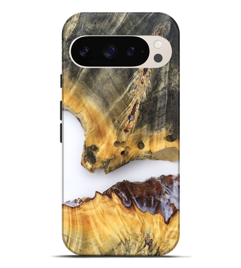 Pixel 9 Pro XL Wood Live Edge Phone Case - Maybell (Clear, 827246)
