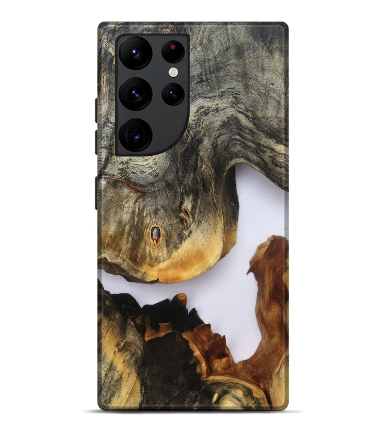 Galaxy S22 Ultra Wood Live Edge Phone Case - Camren (Clear, 827247)