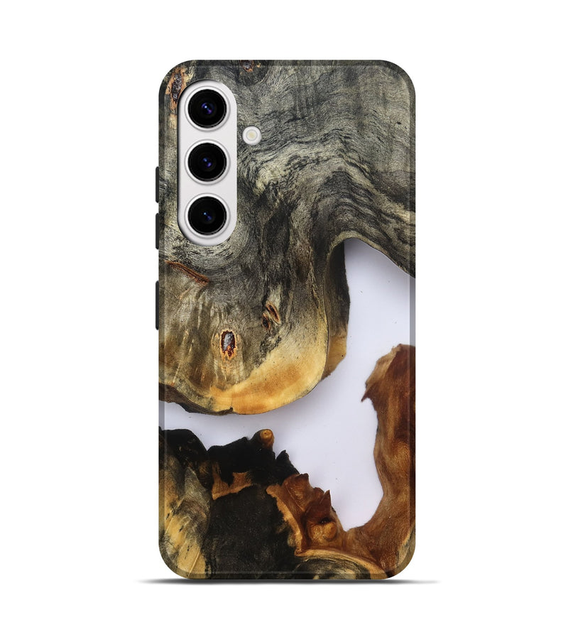 Galaxy S25 Wood Live Edge Phone Case - Camren (Clear, 827247)