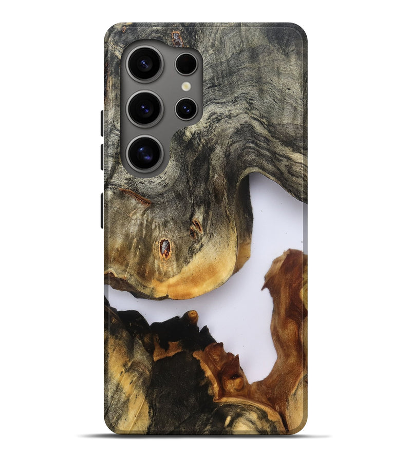 Galaxy S25 Ultra Wood Live Edge Phone Case - Camren (Clear, 827247)