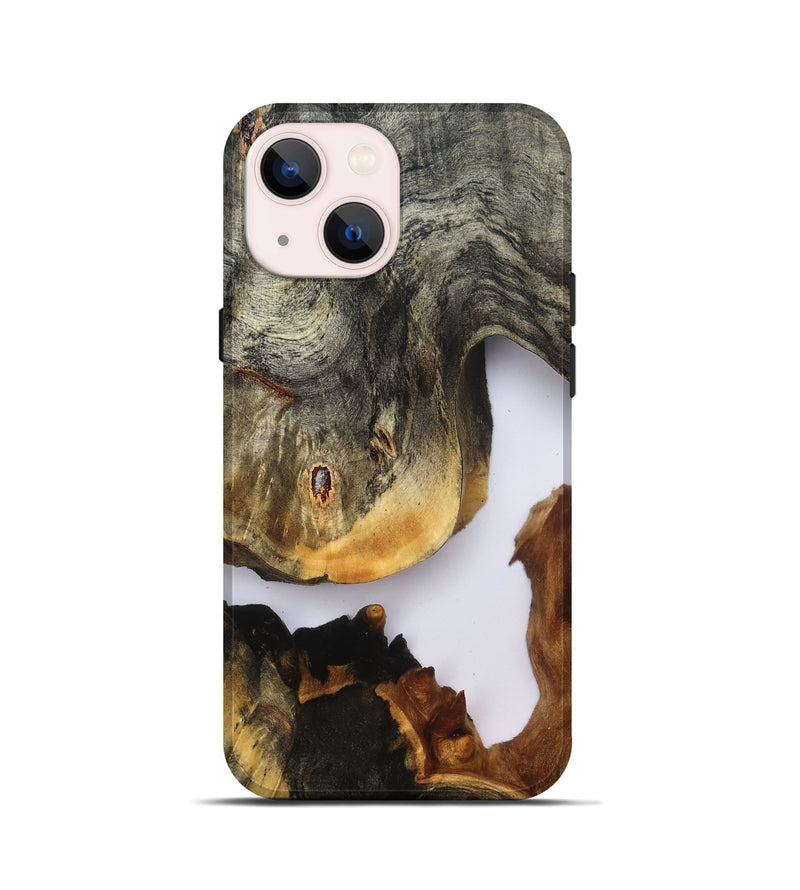 iPhone 13 mini Wood Live Edge Phone Case - Camren (Clear, 827247)
