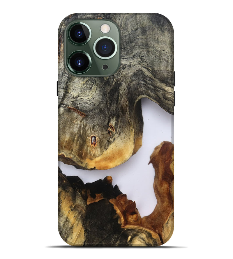 iPhone 13 Pro Max Wood Live Edge Phone Case - Camren (Clear, 827247)