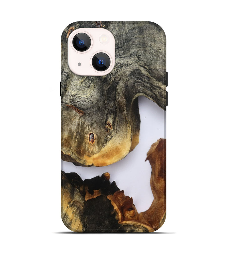 iPhone 14 Wood Live Edge Phone Case - Camren (Clear, 827247)