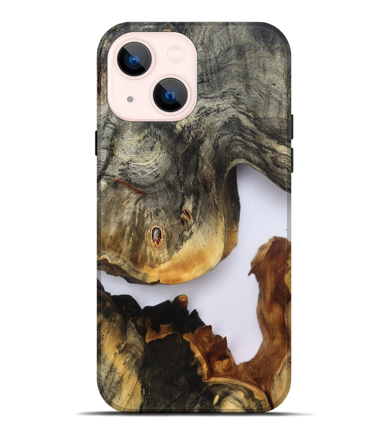 iPhone 14 Plus Wood Live Edge Phone Case - Camren (Clear, 827247)