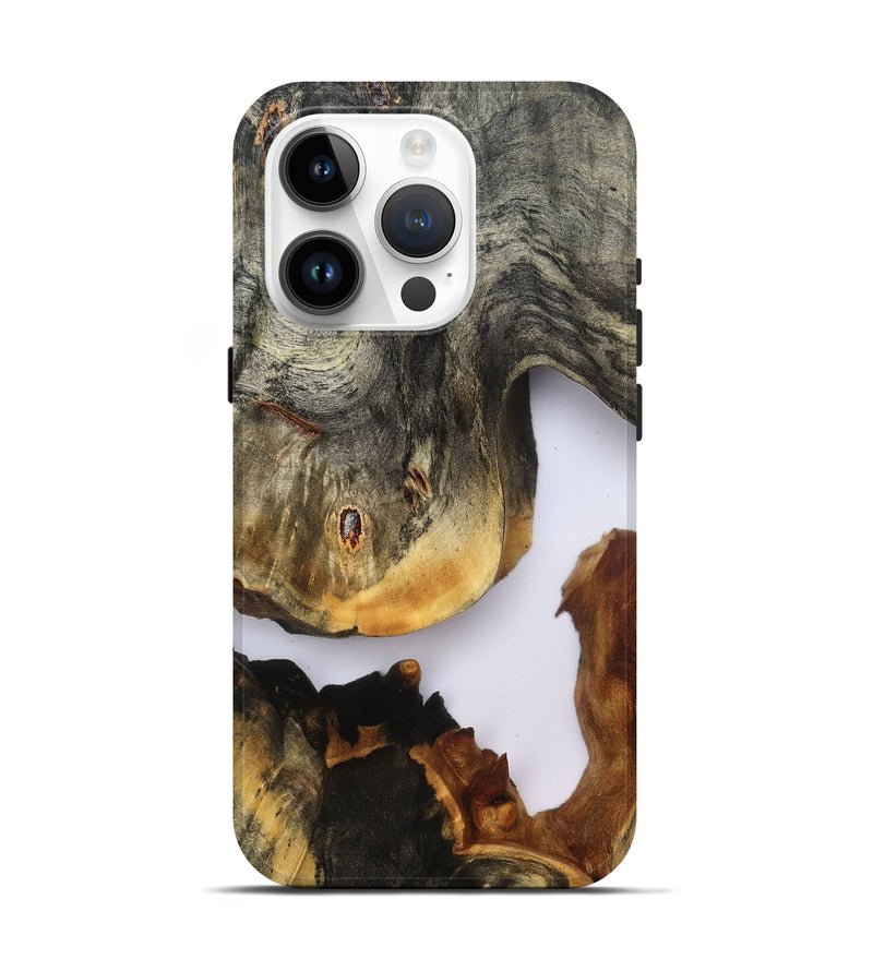 iPhone 15 Pro Wood Live Edge Phone Case - Camren (Clear, 827247)