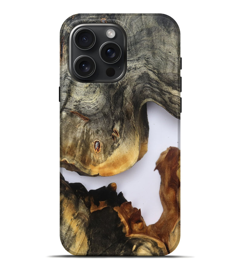 iPhone 16 Pro Max Wood Live Edge Phone Case - Camren (Clear, 827247)