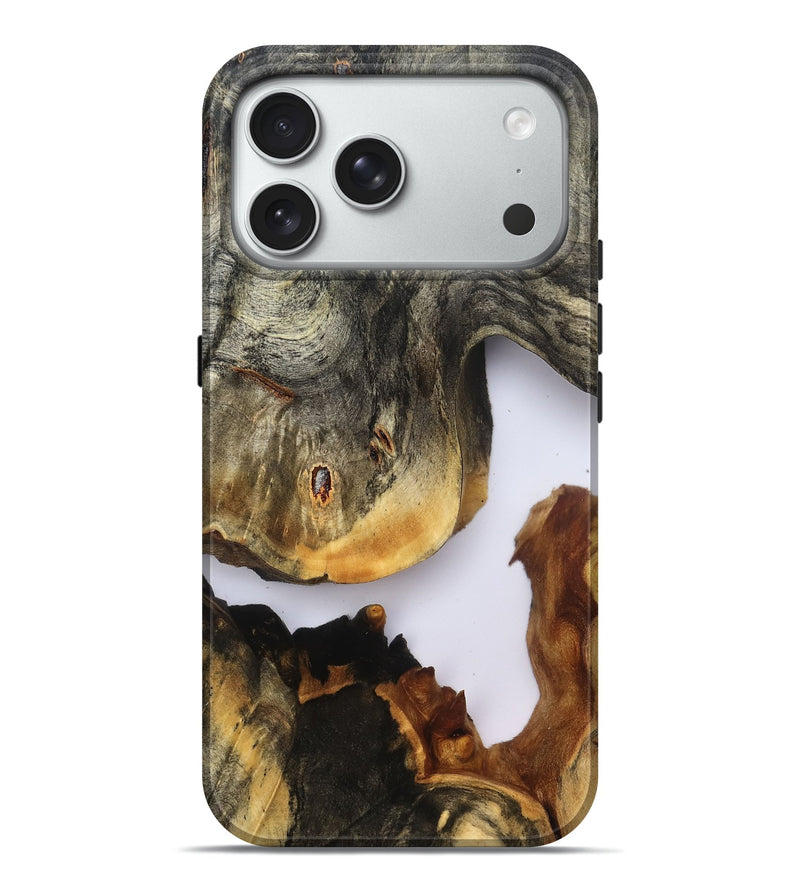 iPhone 18 Pro Max Wood Live Edge Phone Case - Camren (Clear, 827247)