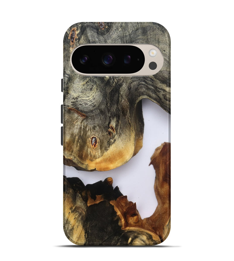 Pixel 9 Pro Wood Live Edge Phone Case - Camren (Clear, 827247)