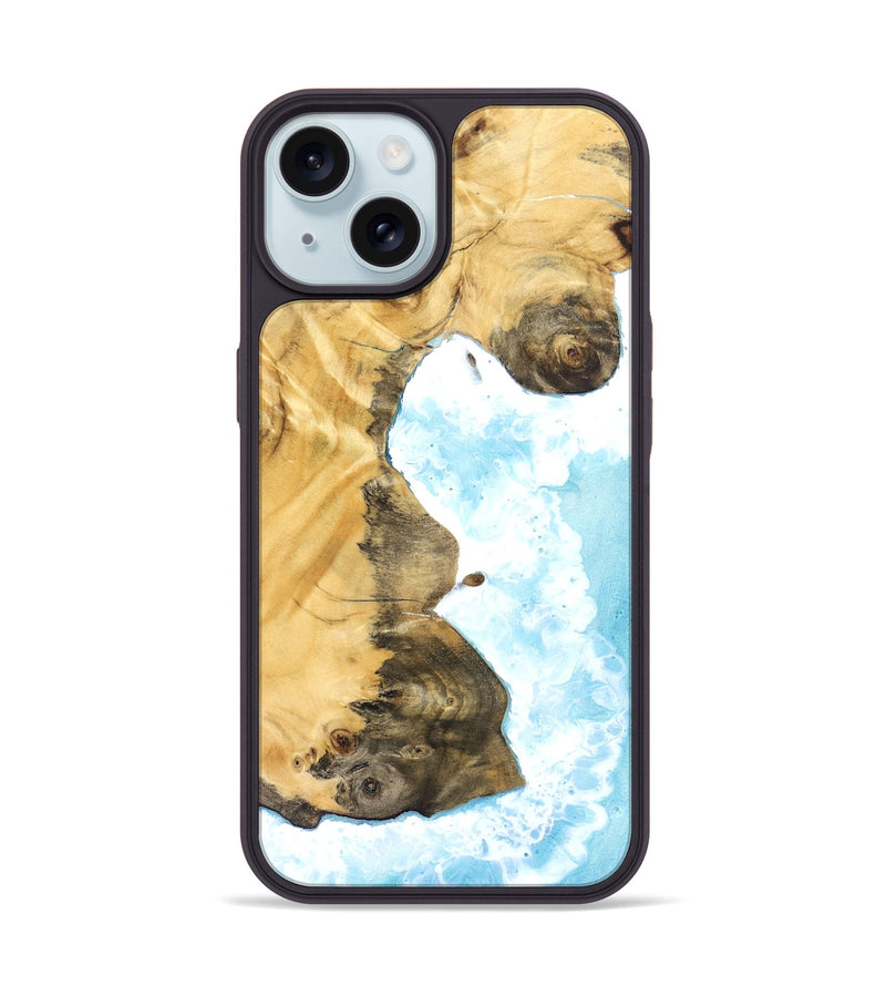 iPhone 15 Wood Phone Case - Wrenlee (Coastal, 827250)
