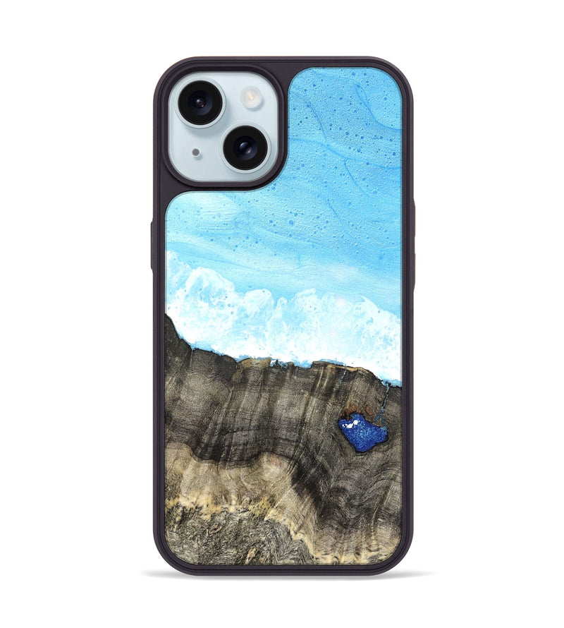 iPhone 15 Wood Phone Case - Bertha (Coastal, 827252)