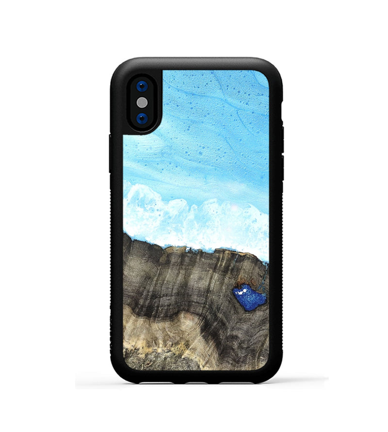 iPhone Xs Wood Phone Case - Bertha (Coastal, 827252)