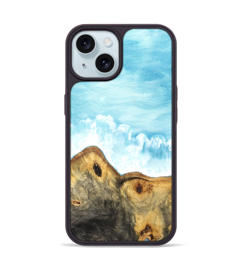 iPhone 15 Wood Phone Case - Cohen (Coastal, 827253)
