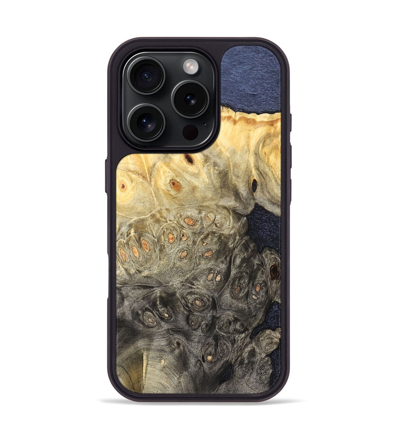 iPhone 16 Pro Wood Phone Case - Marcelo (Wood Burl, 827256)
