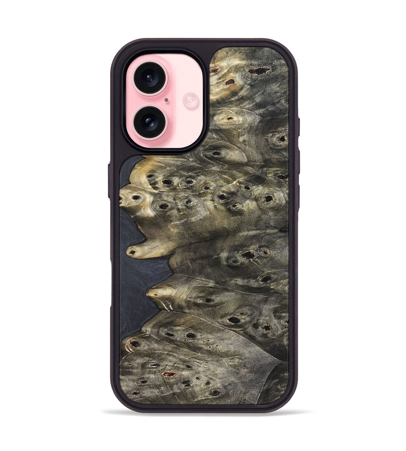 iPhone 16 Wood Phone Case - Raya (Wood Burl, 827261)