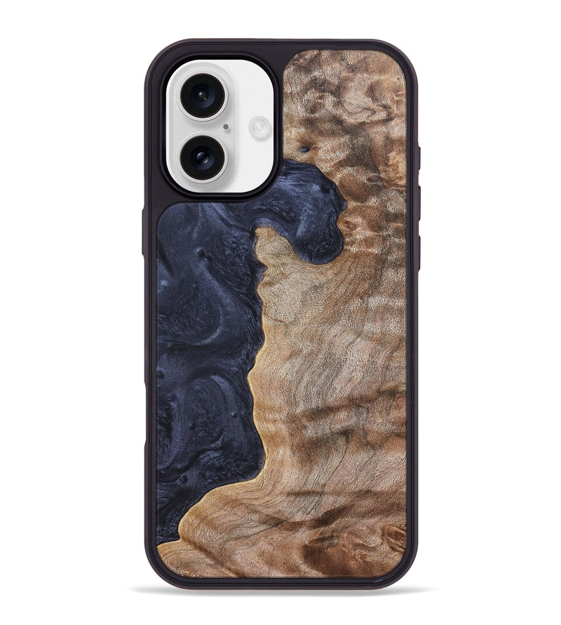iPhone 16 Plus Wood Phone Case - Frank (Wood Burl, 827262)