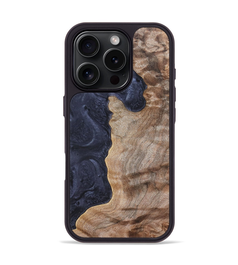 iPhone 16 Pro Wood Phone Case - Frank (Wood Burl, 827262)