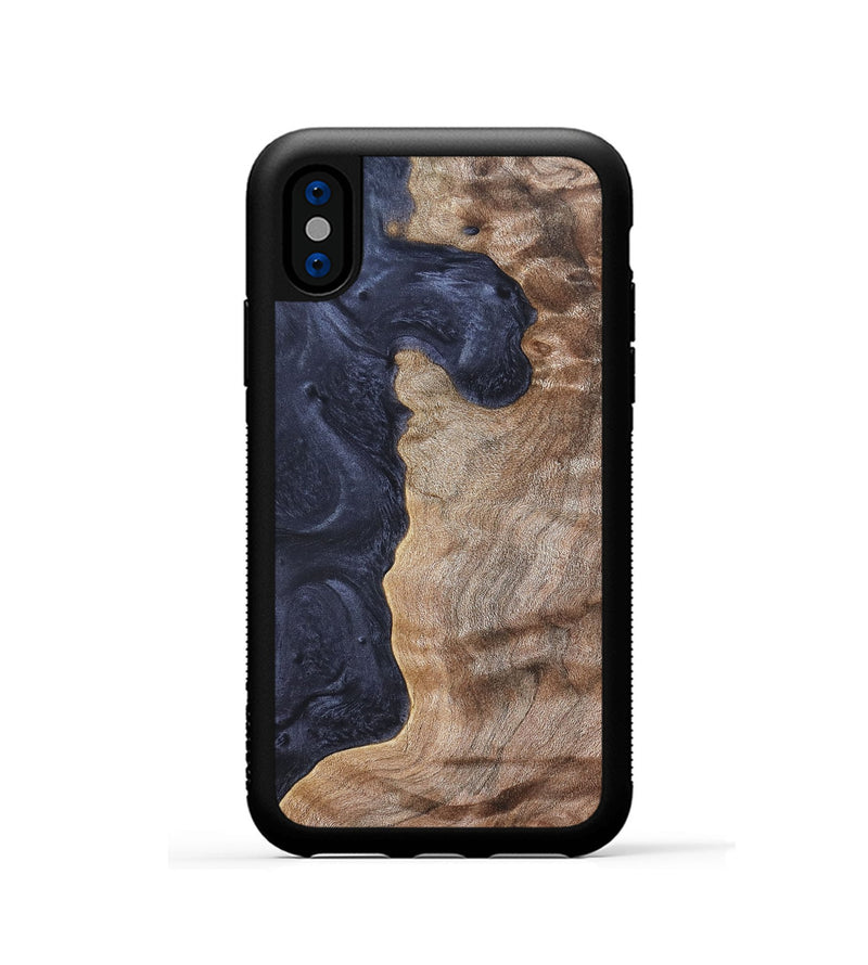 iPhone Xs Wood Phone Case - Frank (Wood Burl, 827262)