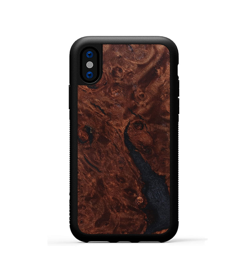 iPhone Xs Wood Phone Case - Dangelo (Wood Burl, 827263)