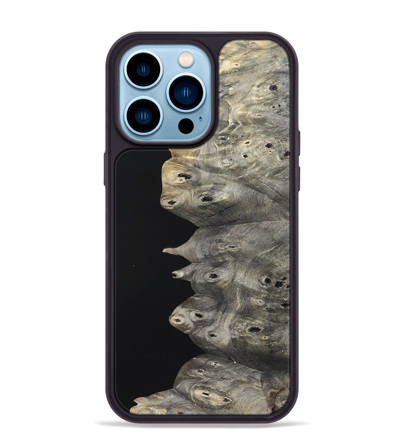 iPhone 14 Pro Max Wood Phone Case - Raul (Wood Burl, 827266)