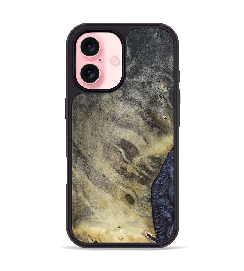 iPhone 16 Wood Phone Case - Beckett (Wood Burl, 827269)