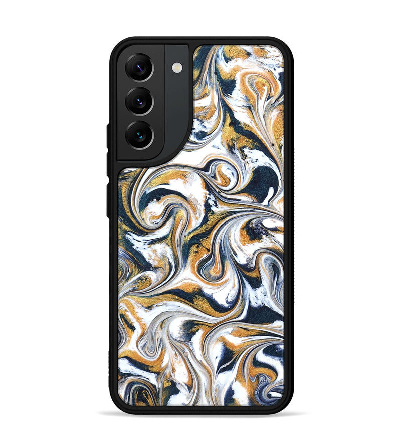 Galaxy S22 Plus ResinArt Phone Case - Norita (Teal & Gold, 827273)