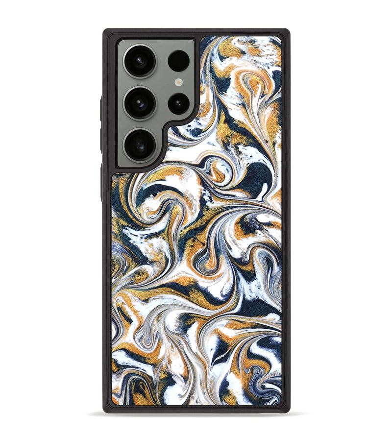 Galaxy S23 Ultra ResinArt Phone Case - Norita (Teal & Gold, 827273)
