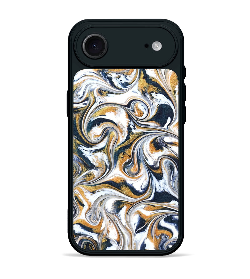 iPhone 17 Air ResinArt Phone Case - Norita (Teal & Gold, 827273)