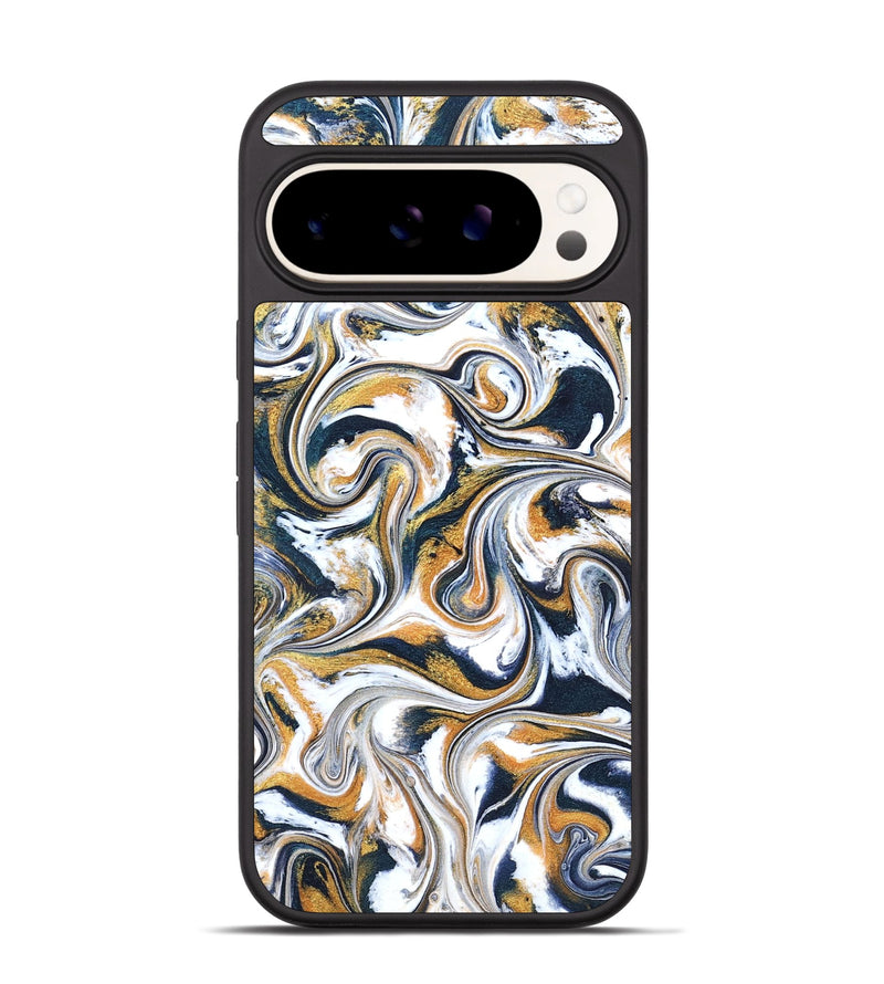 Pixel 9 ResinArt Phone Case - Norita (Teal & Gold, 827273)