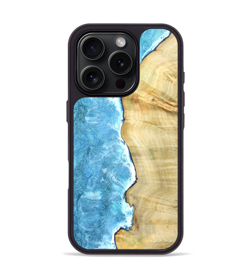 iPhone 16 Pro Wood Phone Case - Manda (Coastal, 827275)