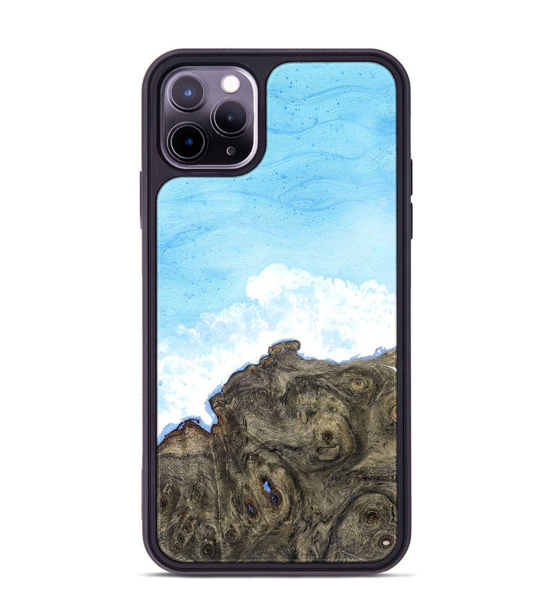iPhone 11 Pro Max Wood Phone Case - Indigo (Coastal, 827278)