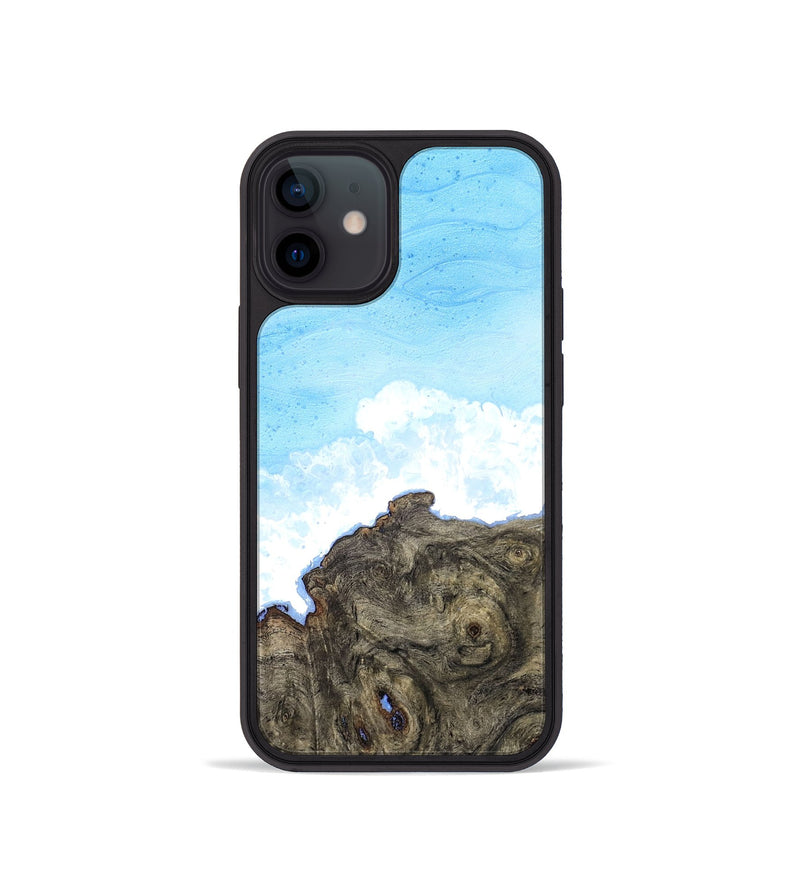 iPhone 12 mini Wood Phone Case - Indigo (Coastal, 827278)