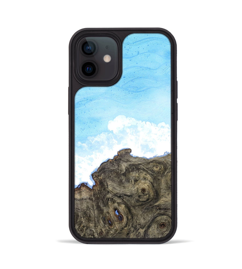 iPhone 12 Wood Phone Case - Indigo (Coastal, 827278)