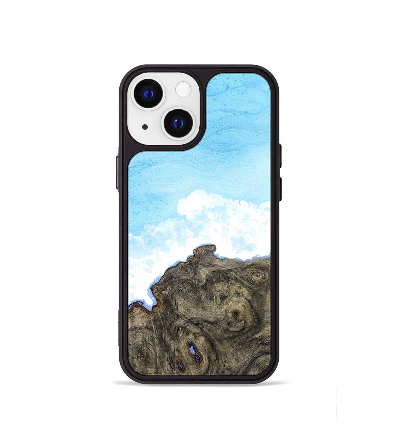 iPhone 13 mini Wood Phone Case - Indigo (Coastal, 827278)