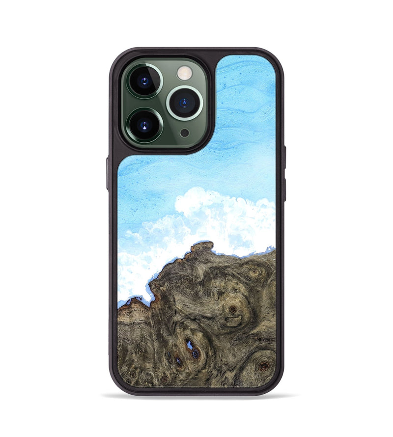 iPhone 13 Pro Wood Phone Case - Indigo (Coastal, 827278)