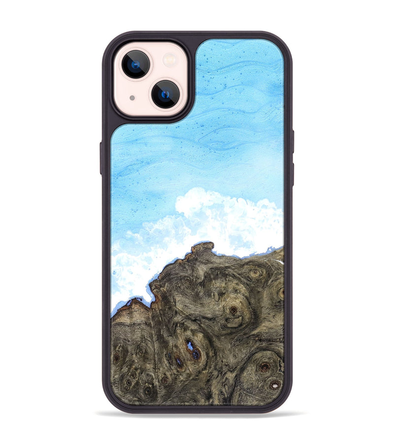 iPhone 14 Plus Wood Phone Case - Indigo (Coastal, 827278)