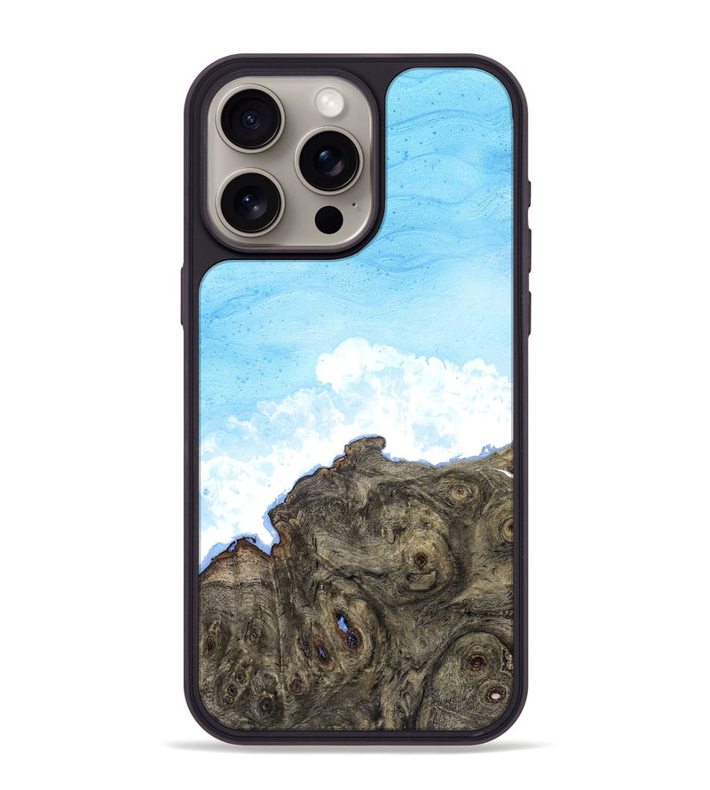 iPhone 15 Pro Max Wood Phone Case - Indigo (Coastal, 827278)