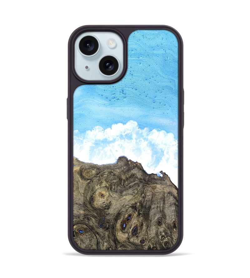 iPhone 15 Wood Phone Case - Jamiya (Coastal, 827285)