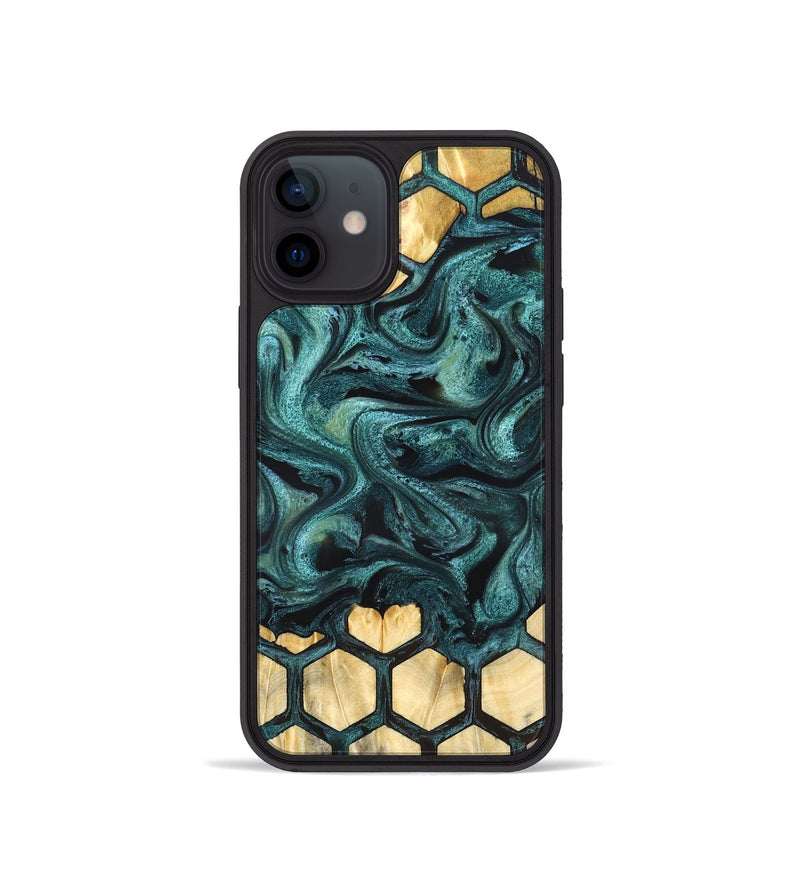 iPhone 12 mini Wood Phone Case - Yamilet (Pattern, 827290)