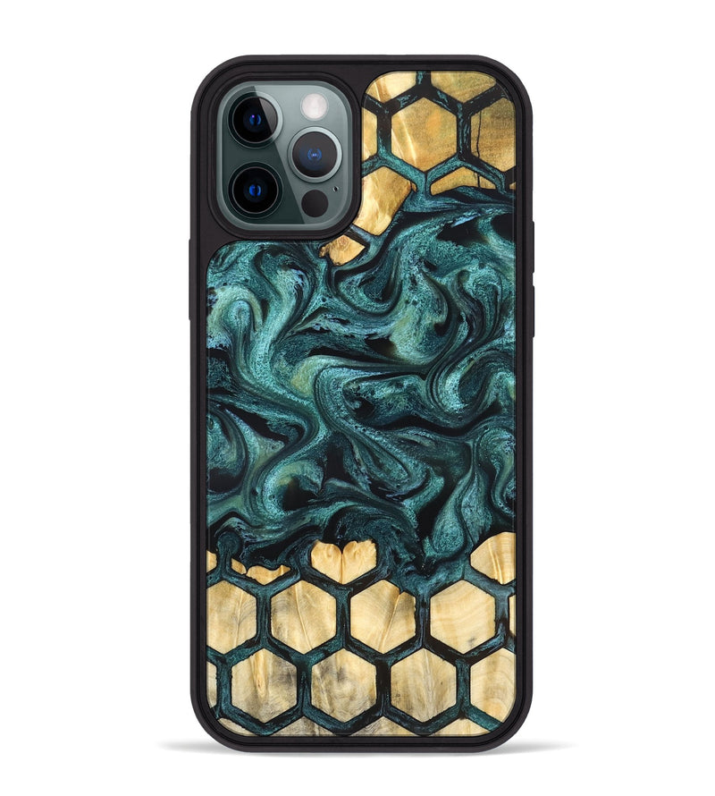 iPhone 12 Pro Max Wood Phone Case - Yamilet (Pattern, 827290)