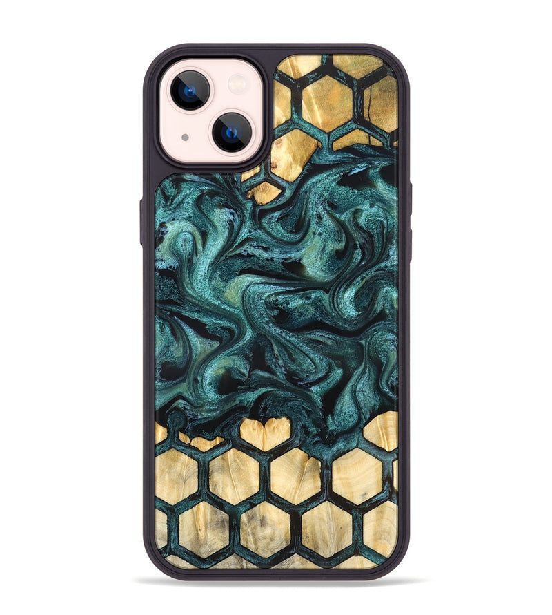 iPhone 14 Plus Wood Phone Case - Yamilet (Pattern, 827290)