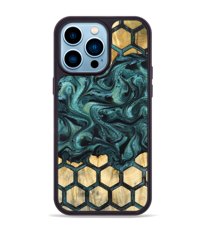 iPhone 14 Pro Max Wood Phone Case - Yamilet (Pattern, 827290)