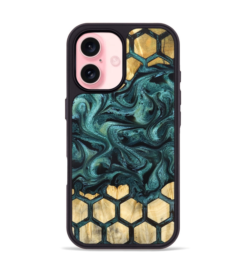 iPhone 16 Wood Phone Case - Yamilet (Pattern, 827290)
