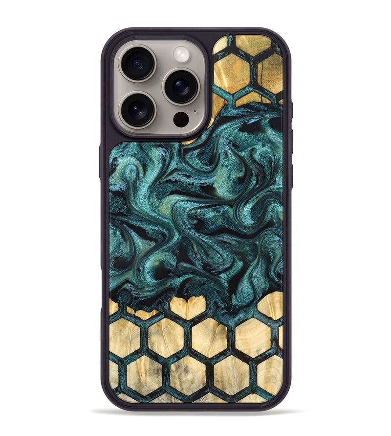 iPhone 16 Pro Max Wood Phone Case - Yamilet (Pattern, 827290)