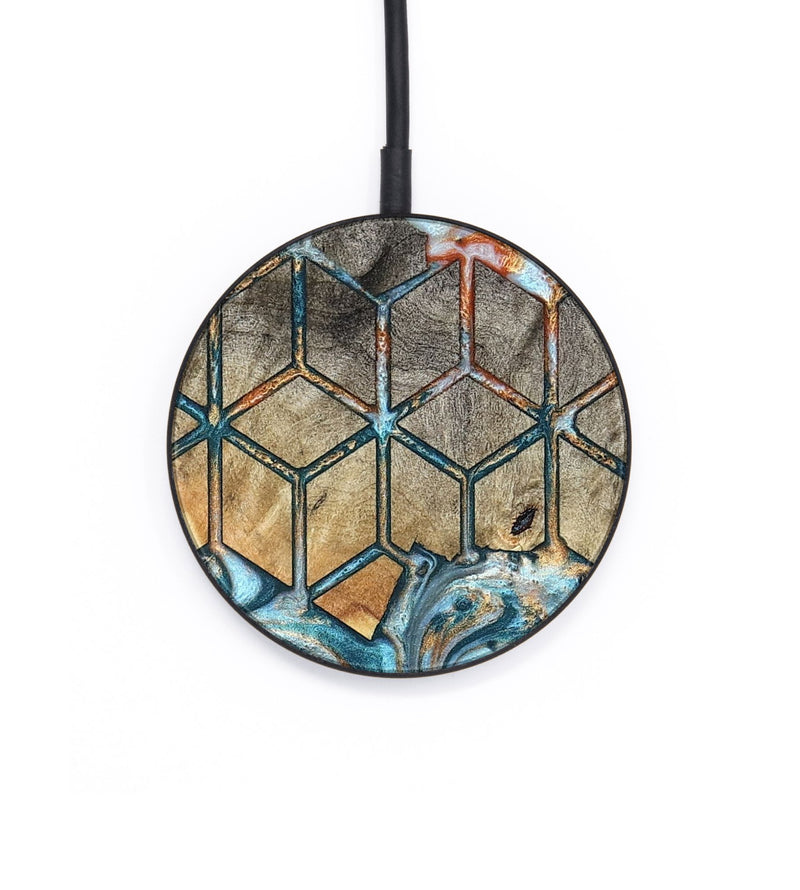 Circle Wood Wireless Charger - Mael (Pattern, 827291)