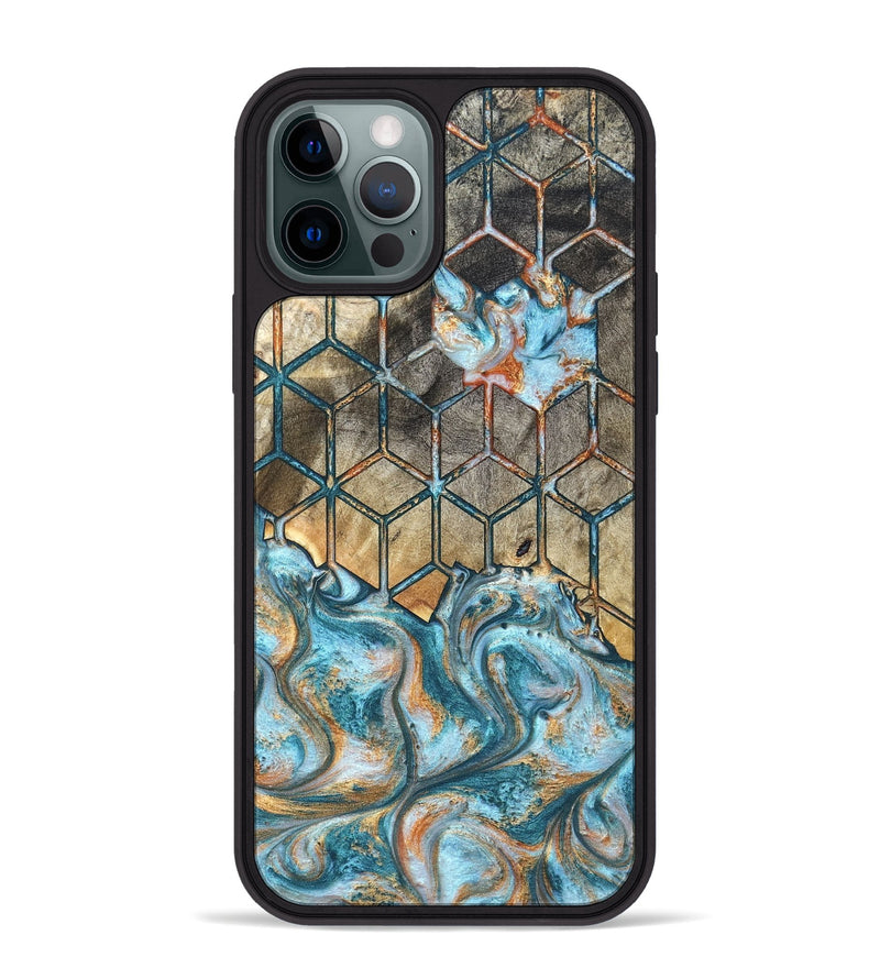 iPhone 12 Pro Max Wood Phone Case - Mael (Pattern, 827291)