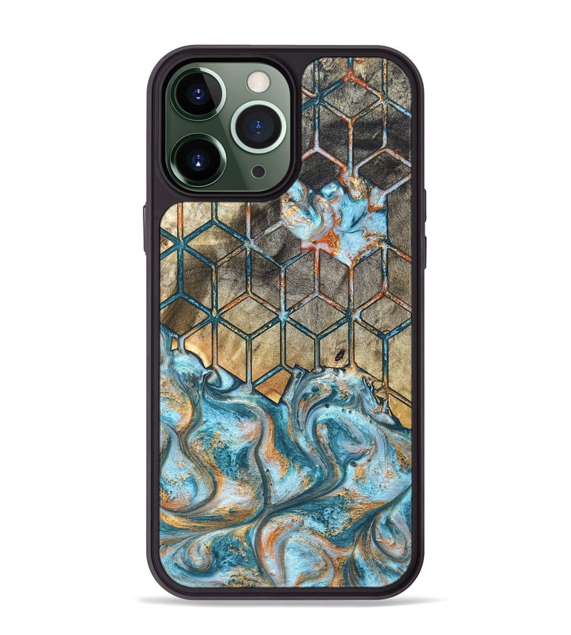 iPhone 13 Pro Max Wood Phone Case - Mael (Pattern, 827291)